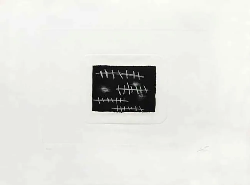 Incisione Tàpies - Le Tableau