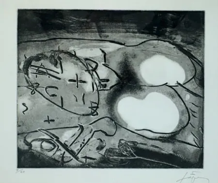Incisione Tàpies - Minor VI