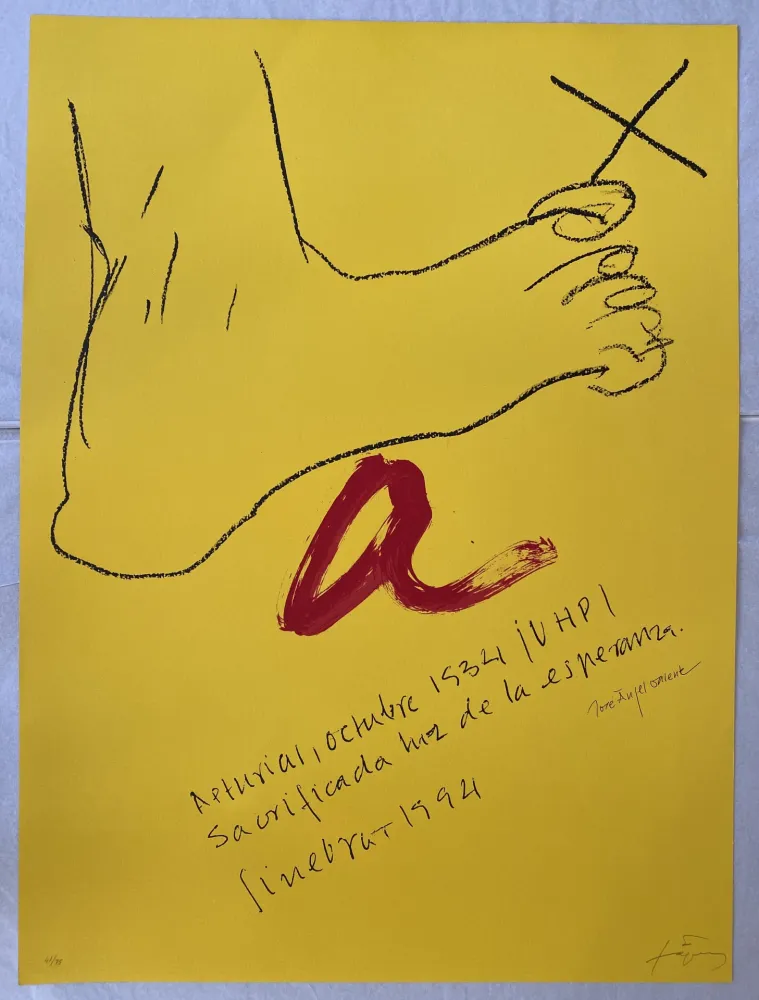 Litografia Tàpies - N/A