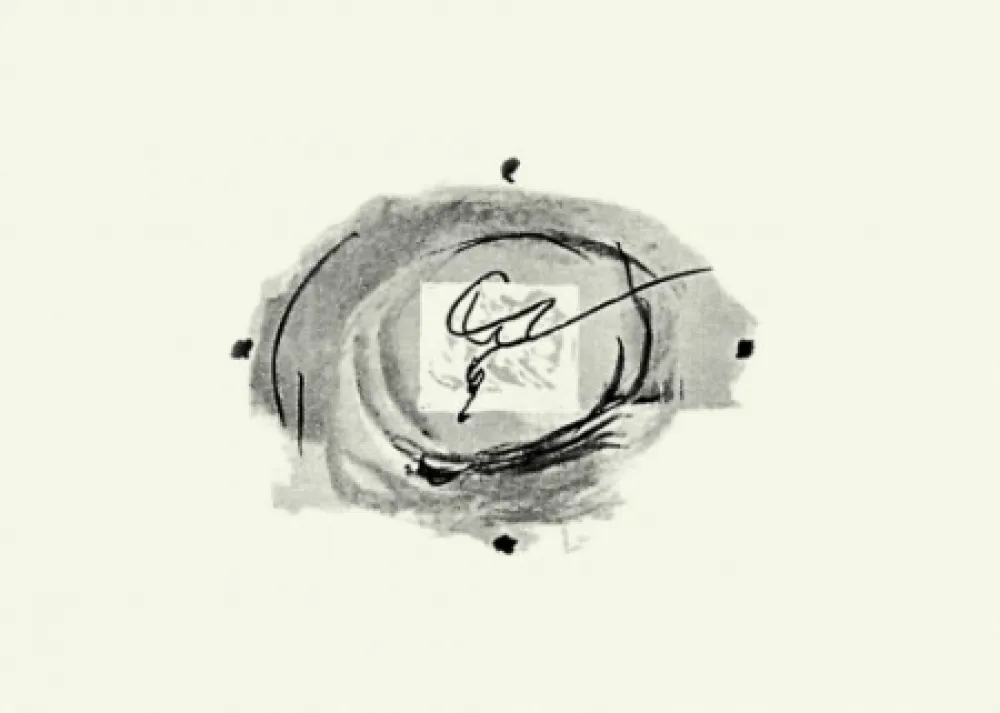 Litografia Tàpies - Nocturn matinal - 4