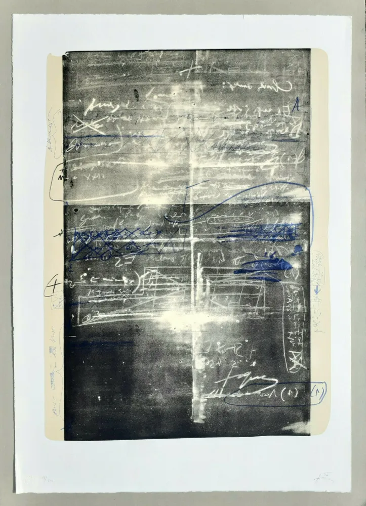 Litografia Tàpies - Oeuvre gravè