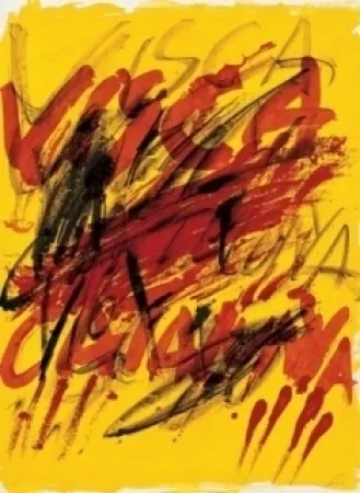 Litografia Tàpies - Poems-6