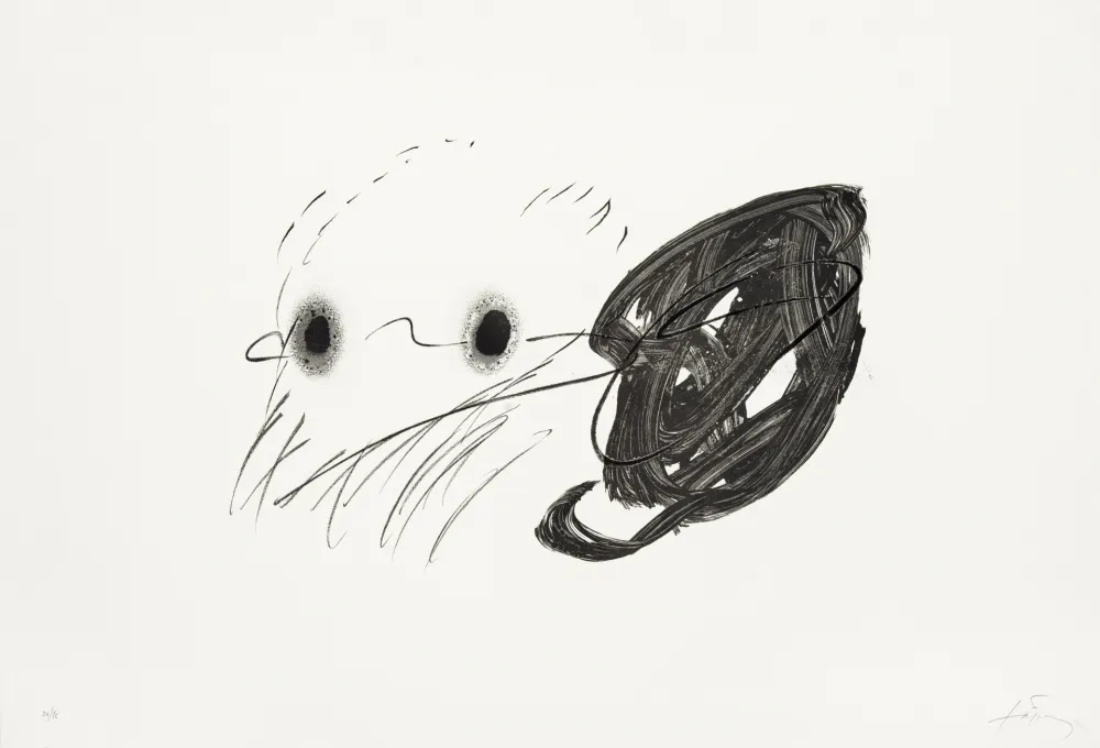 Litografia Tàpies - Regard