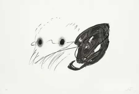 Litografia Tàpies - Regard