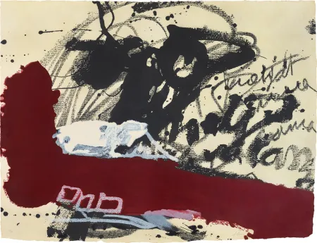 Carborundum Tàpies - Roig i negre