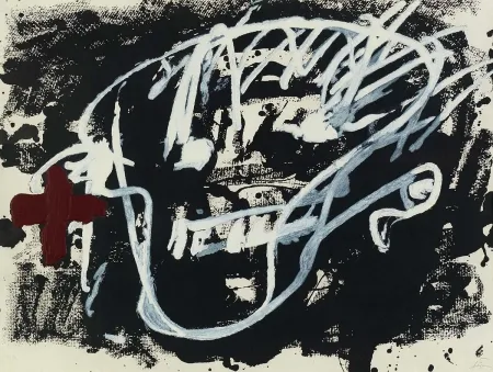 Acquaforte E Acquatinta Tàpies - Roig i negre 3