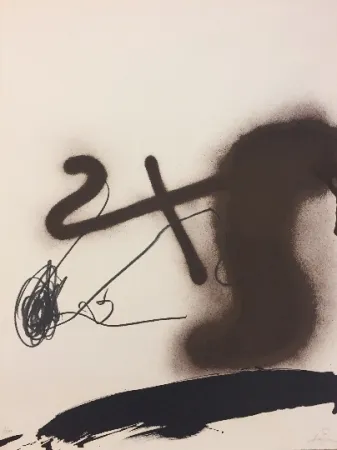Litografia Tàpies - Sans titre 3