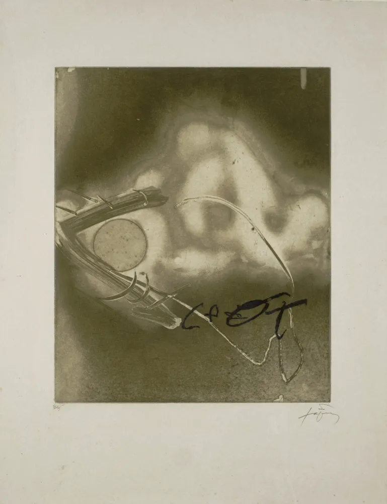 Incisione Tàpies - '' Sextina '' 