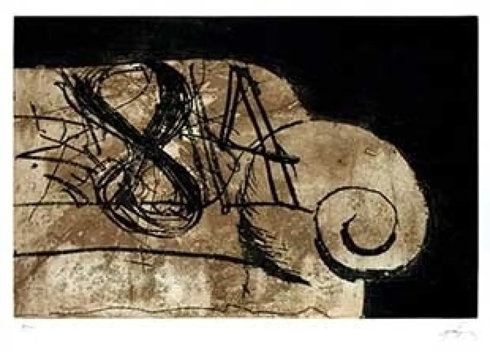Incisione Tàpies - Sofa