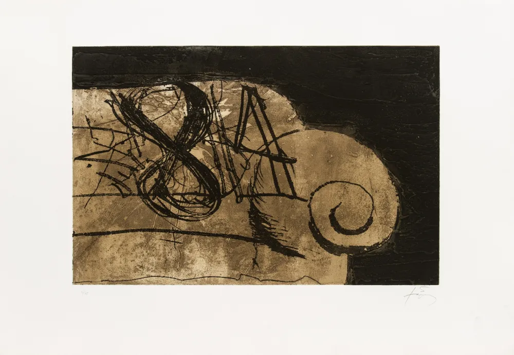 Incisione Tàpies - Sofa 