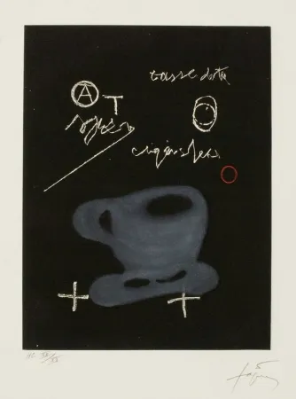 Incisione Tàpies - Tasse (Cup)