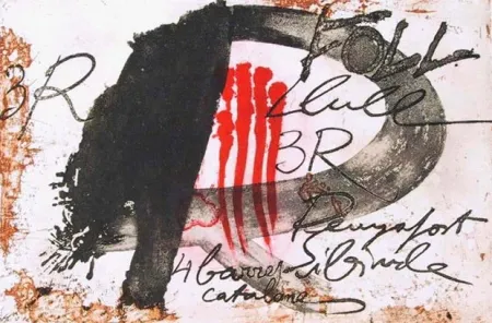 Acquaforte E Acquatinta Tàpies - Tres R