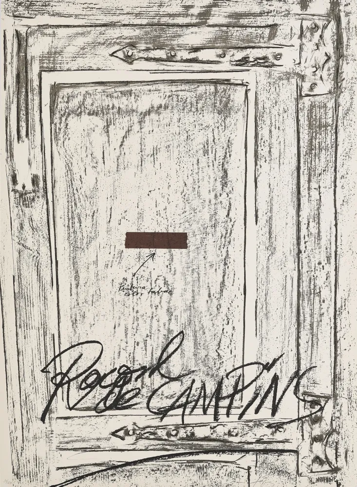 Litografia Tàpies - Untitled 