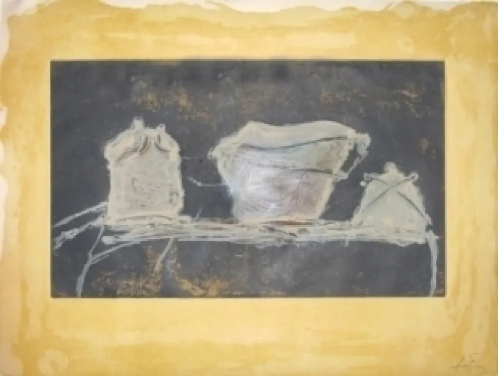 Incisione Tàpies - Vaisselle