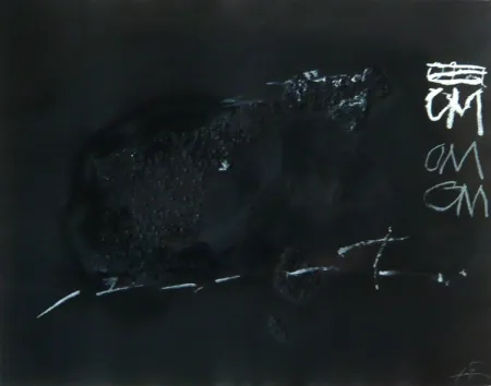 Incisione Tàpies - Variation sur un thème musical