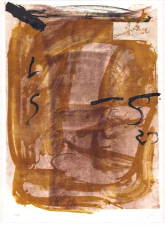 Litografia Tàpies - Variations