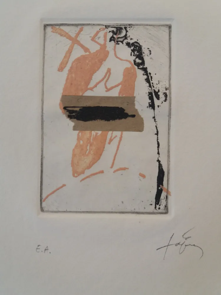 Incisione Tàpies - Venus
