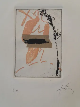 Incisione Tàpies - Venus