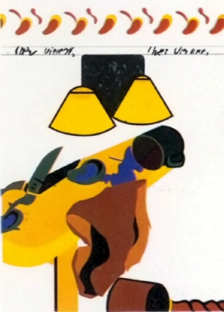 Litografia Telemaque - L'oreille de Van Gogh