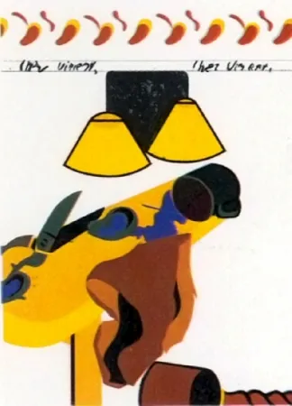 Litografia Telemaque - L'oreille de Van Gogh