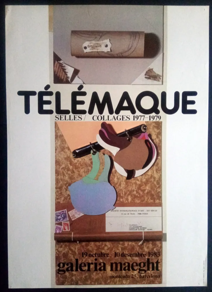 Manifesti Telemaque - SELLES / COLLAGES 1977 1979 - MAEGHT 1983