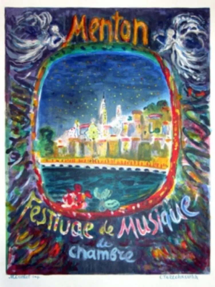 Litografia Terechkovich - FESTIVAL MENTON