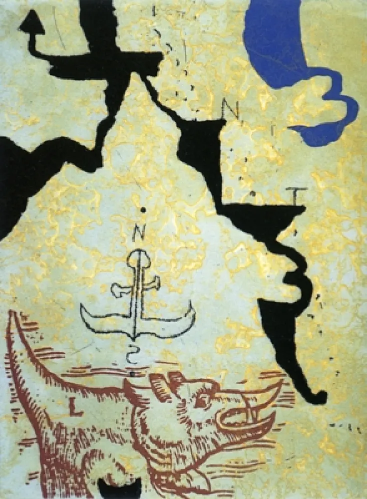 Acquaforte E Acquatinta Texier - Nord contre Sud