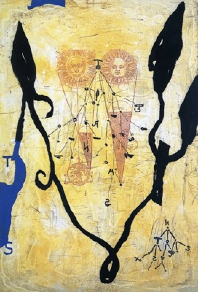 Acquaforte E Acquatinta Texier - Soleil double