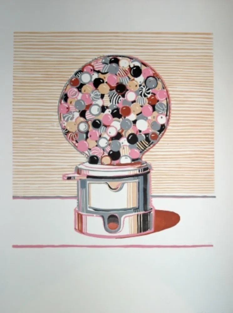 Linoincisione Thiebaud - Gumball Machine