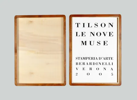 Incisione Tilson - Le nove muse