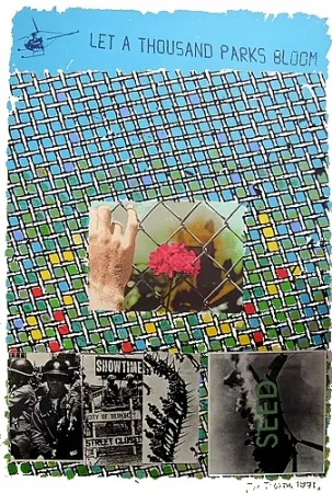 Litografia Tilson - Let a thousand parks bloom