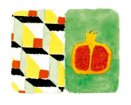 Carborundum Tilson - Stones of Venice Melograno Diptych