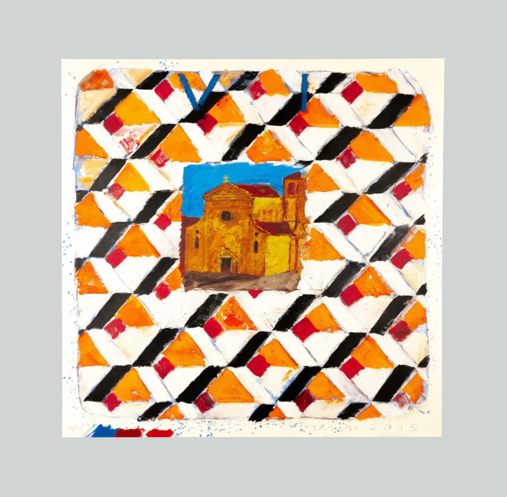 Serigrafia Tilson - The Stones of Venice. San Zan Degolà