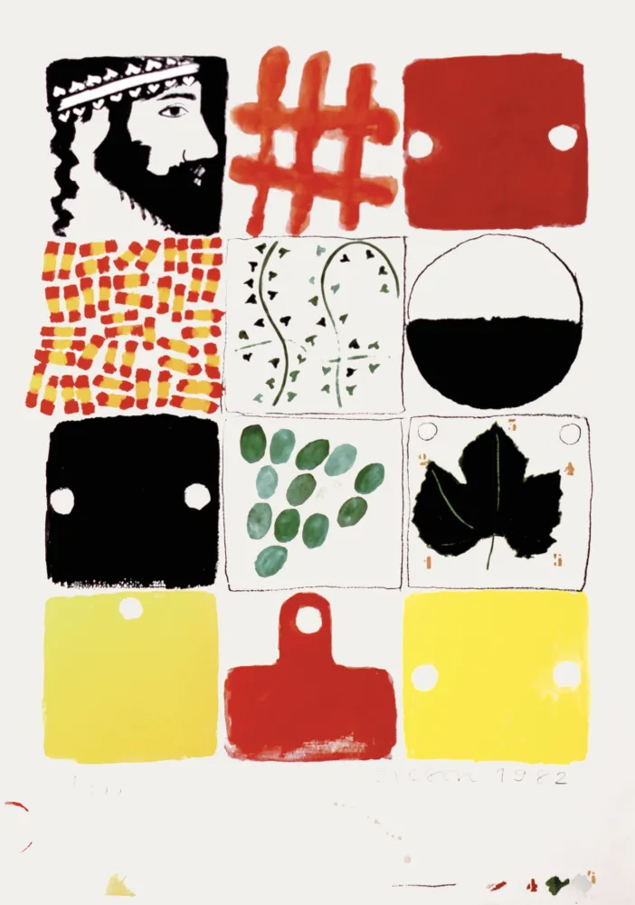 Litografia Tilson - Untitled