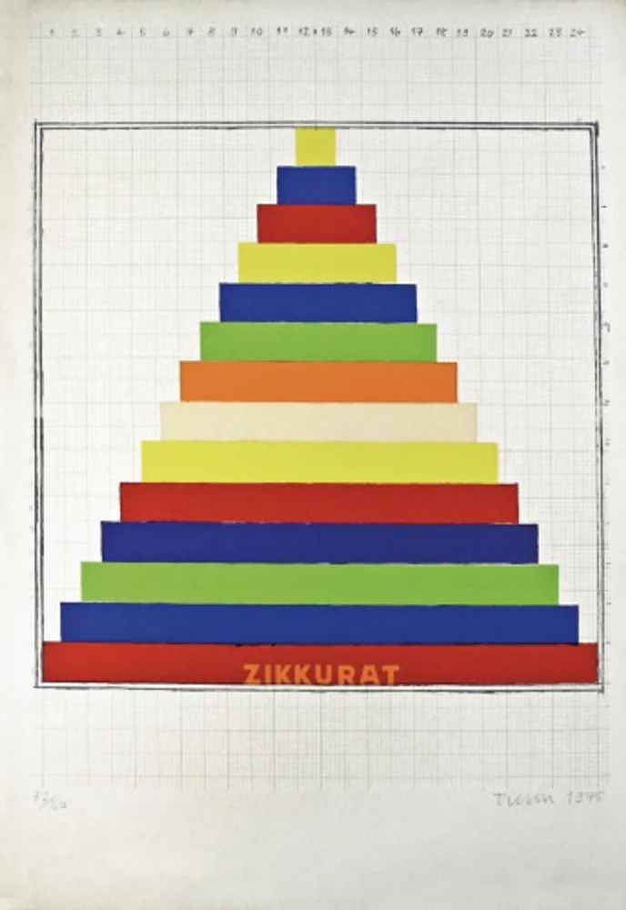 Litografia Tilson - Zikkurat