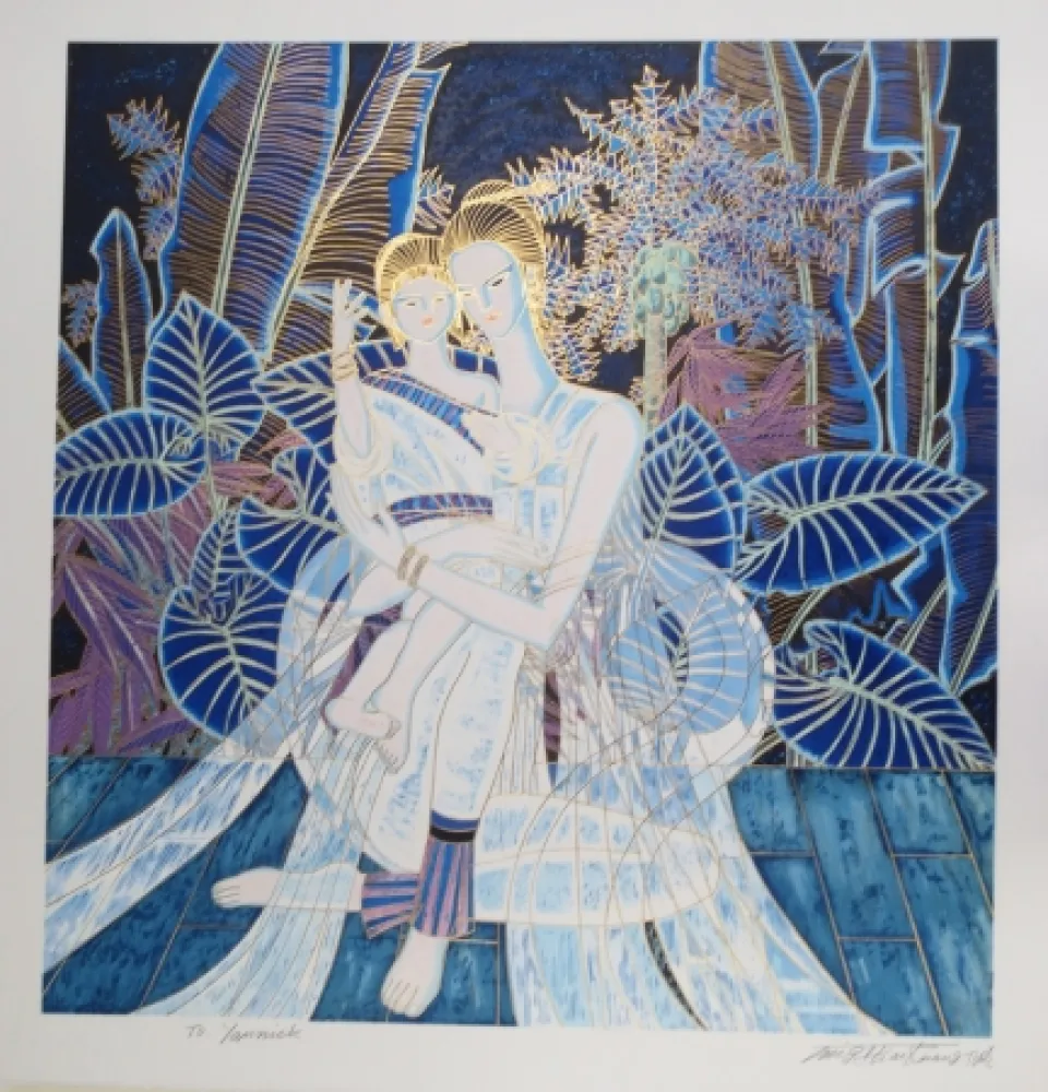 Litografia Ting - Maternité