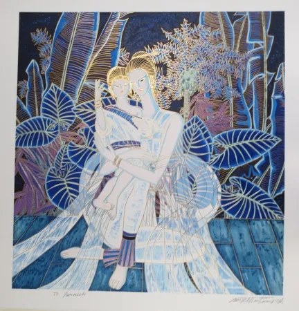 Litografia Ting - Maternité