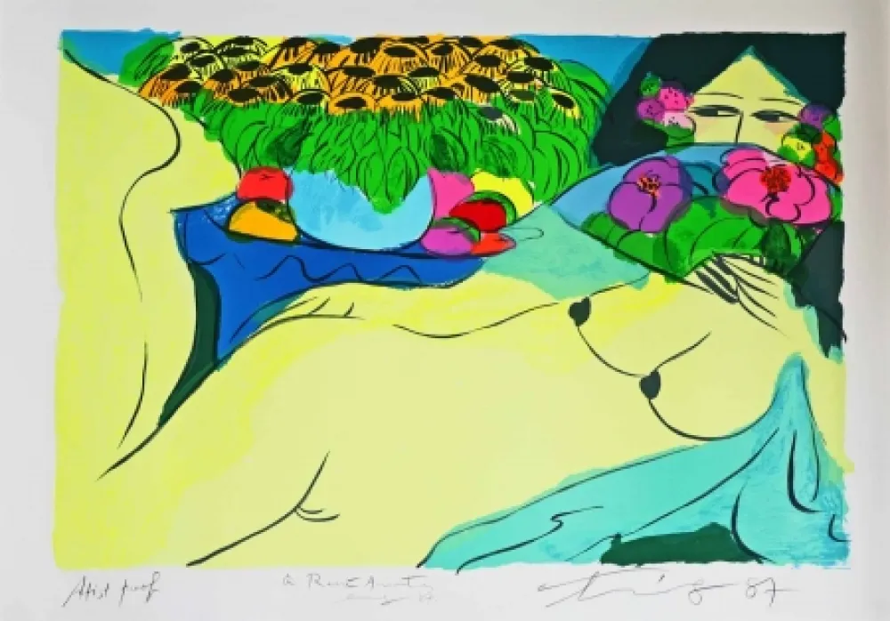 Litografia Ting - Sans titre