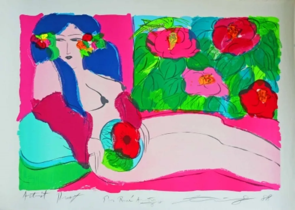 Litografia Ting - Sans titre