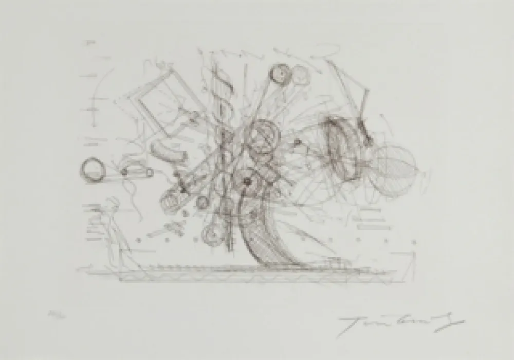 Incisione Tinguely - Chaos