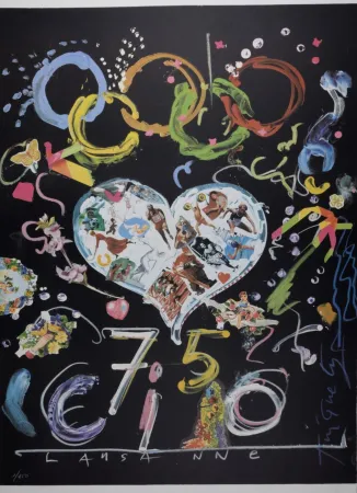 Litografia Tinguely - Composition