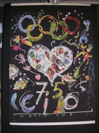 Litografia Tinguely - JO  BARCELONA