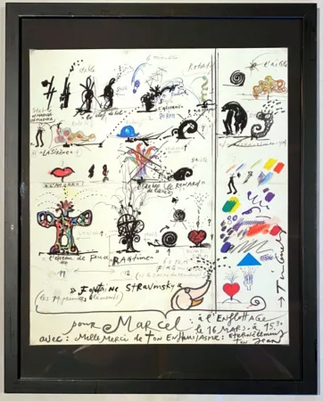 Serigrafia Tinguely - La Fontaine de Stravinsky