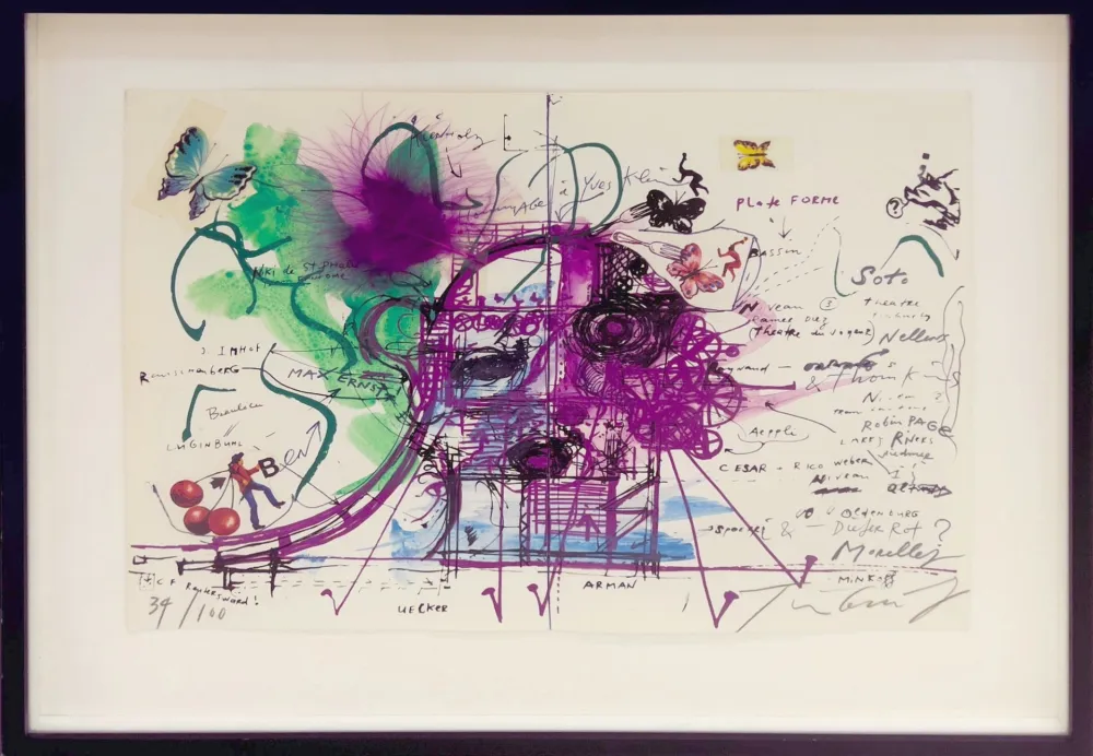 Multiplo Tinguely - Le Monstre dans la forêt (Hommage à Yves Klein) 