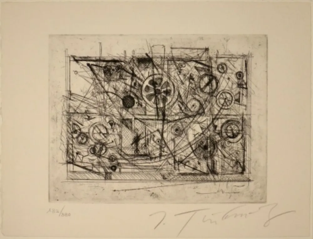 Acquaforte Tinguely - Metaharmonie III