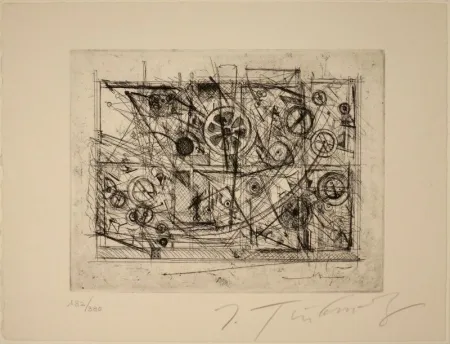 Acquaforte Tinguely - Metaharmonie III