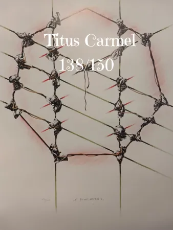 Litografia Titus Carmel - 138/150 Hand signed
