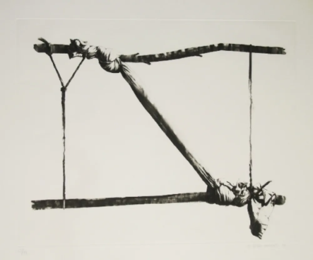 Acquaforte E Acquatinta Titus Carmel - Agrès 1