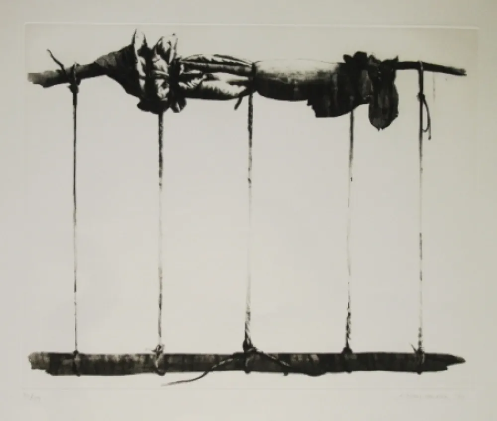 Acquaforte E Acquatinta Titus Carmel - Agrès 3