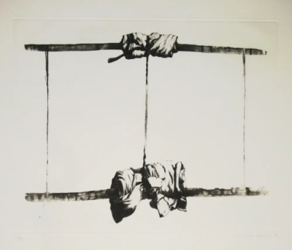 Acquaforte E Acquatinta Titus Carmel - Agrès 5